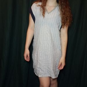 SOLD Zara Boho Sack Colorblock split dress